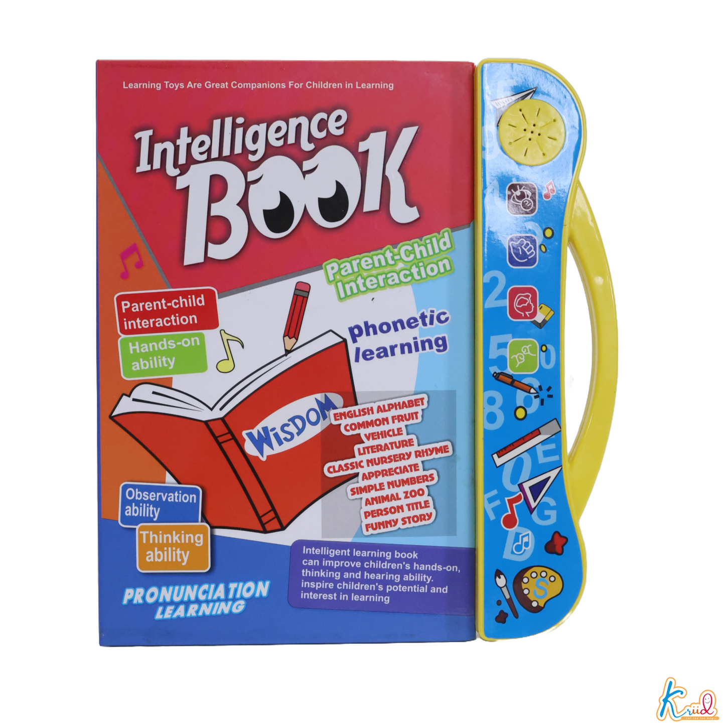 Kriiddaank EbookInteractive PlaybookToddler Toy LearningKid’s Play & LearnToy StorybookPlaytime eBook