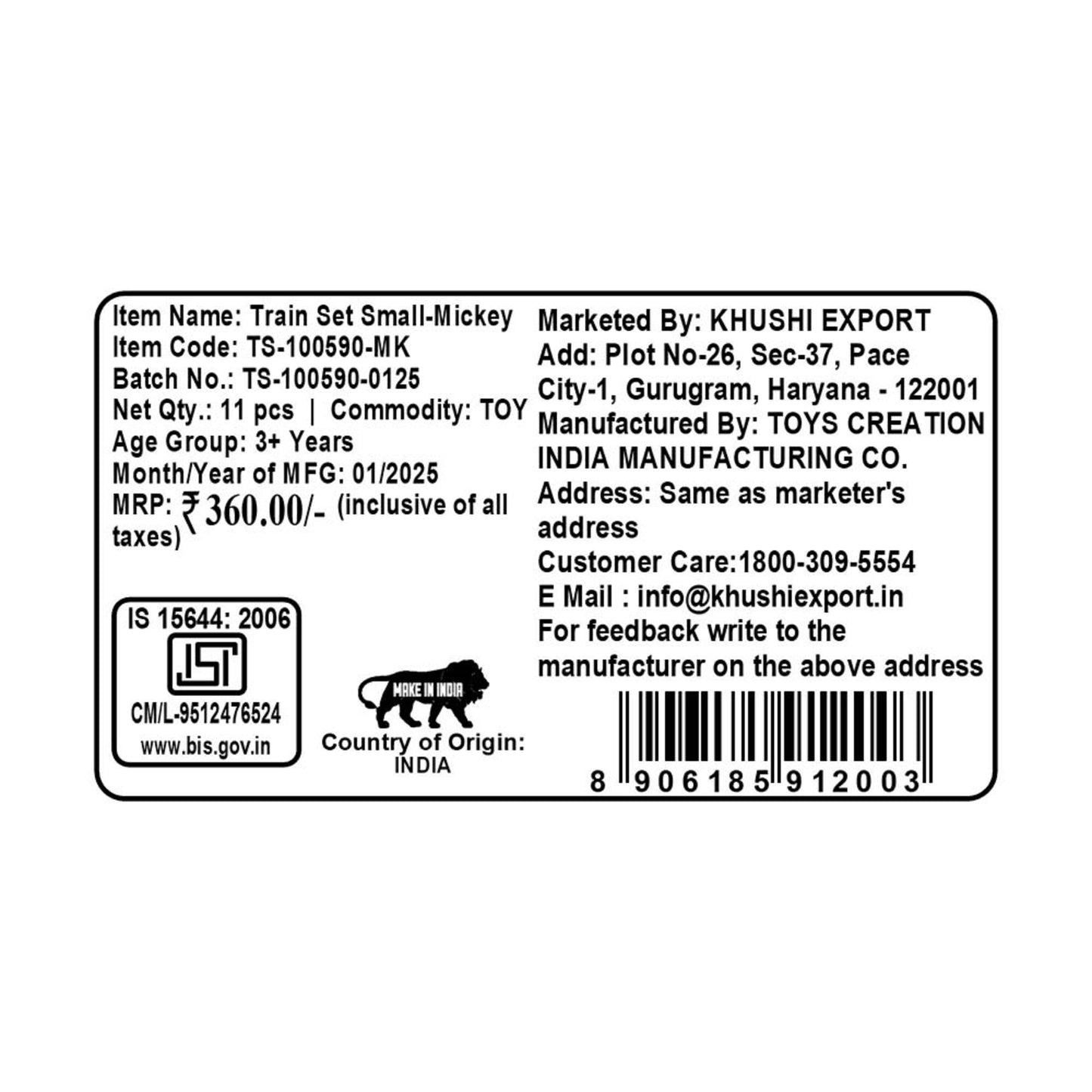 Kriiddaank TrainSetSmall-MickeyThemeByDisneyBattery-Powered Mickey Mouse Train SetClassic Disney Train Set with Mickey & FriendsTrain Toy for CollectorsBattery-Operated Disney Train for KidsTop Disney-Themed Train Set 2025