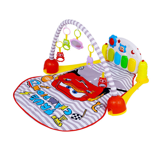 Kriiddaank BabyGym-CarsBG-100010ByDisneyDisney Cars Soft Play MatCars Themed Play GymKriiddaank Baby Play SetSoft Play Gym for NewbornsBaby Tummy Time Mat
