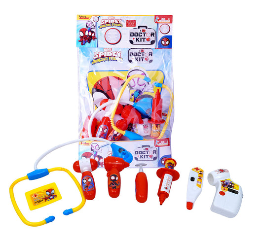 Kriiddaank  Doctor Kit - Poly Bag SpidermanDoctor play set for kidsBest doctor kit for toddlersSpider-Man poly bag doctor playsetSpider-Man poly bag doctor playsetMarvel Spider-Man doctor kit
