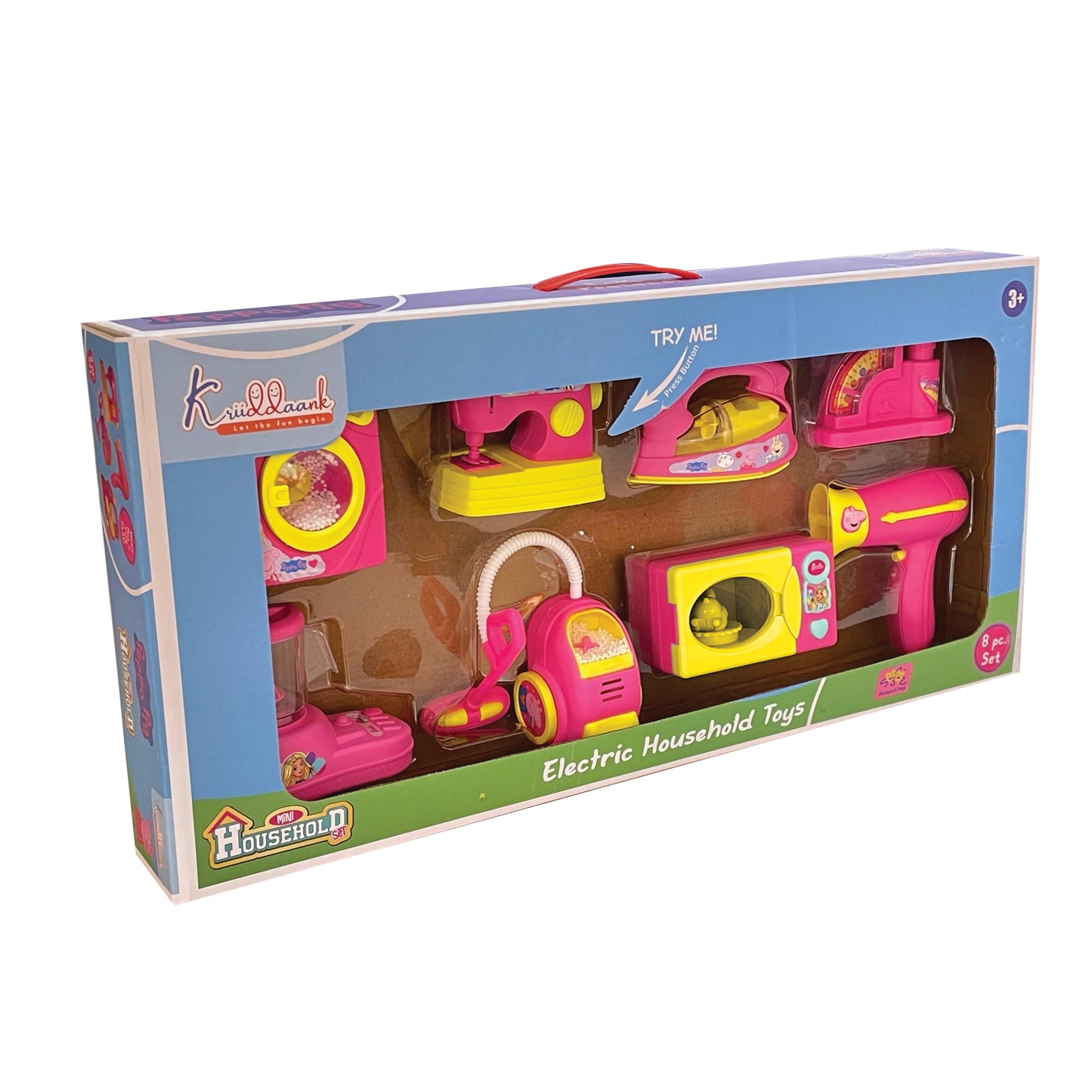 Kriiddaank Household(8pc)-PeppaPigThemeByHasbroPeppa Pig Play Home KitPeppa Pig Kitchen & Home AccessoriesPeppa Pig Dollhouse AccessoriesInteractive Peppa Pig Home PlayTrending Peppa Pig Toys