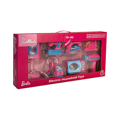 Kriiddaank Household(8pc)-BarbieThemeByMattelMattel Barbie Home SetBarbie House DecorationBarbie Household SetBarbie Theme Home AccessoriesBarbie Home Play Kit