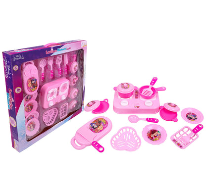 Kriiddaank  Little'Chef Kitchen Set PrincessKitchen Play SetPretend Play Cooking SetDisney Chef Set for KidsBaking & Cooking PlaysetPlay Kitchen for Toddlers