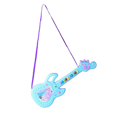 Kriiddaank MusicalGuitar-FrozenThemeMG-100640ByDisneyFrozen Theme Guitar for GirlsElsa & Anna Music Guitar for ToddlersDisney Frozen Rock Star GuitarMusical Frozen Toy with Lights & SoundKids Frozen Music Play Guitar