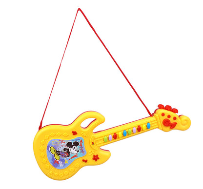 Kriiddaank MusicalGuitar-MickeyThemeMG-100640ByDisneyToddler-Friendly Musical GuitarMickey Mouse Sing-Along GuitarElectronic Musical Guitar for ToddlersDisney Junior Music Toy for KidsMickey Theme Guitar for Kids