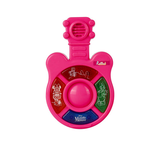 Kriiddaank  Music Set -Guitar MinnieMini guitar playset for toddlersMusical instrument set with guitarFun guitar toy set for kidsKids' music set with guitarToy guitar music set for children