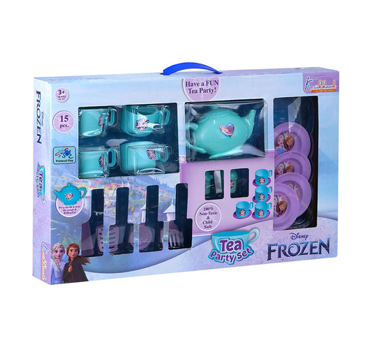 Kriiddaank TeaPartySet-FrozenThemePS-100660ByDisneyFrozen Princess Tea Time SetElsa & Anna Tea Party Set for KidsFrozen Tea Trolley Playset for GirlsBest Tea Set for GirlsInteractive Tea Party Set