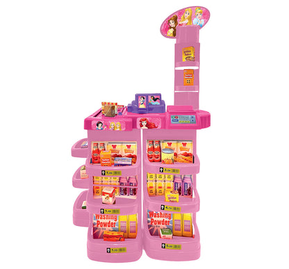 Kriiddaank SupermarketSetSMS-100520-PrincessByDisneySupermarket Shopping Playset for KidsPretend Play Grocery Store SetInteractive Shopping PlaysetDisney Princess Play SupermarketRoyal Supermarket Shopping for Kids