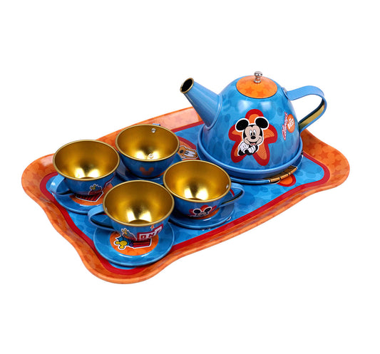 Kriiddaank  Children's Tea Set MickeyMagical Mickey Mouse tea partyFun Disney tea time playsetDisney Junior pretend play tea setDisney tea set for toddlersDisney Mickey tea party set