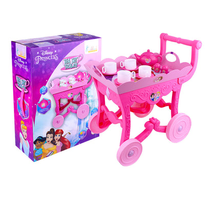 Kriiddaank TeaTrolleySet-PrincessThemeTTS-100530ByDisneyDisney Princess Tea Trolley SetMagical Princess Tea Set for ToddlersDisney Tea Cart Playset for GirlsPrincess Theme Tea Party SetRoyal Tea Party Playset for Girls