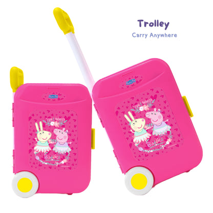 Kriiddaank TrolleyDressingSet-PeppaPigThemeByHasbroPeppa Pig Dressing Trolley SetPeppa Pig Makeup & Beauty ToyPeppa Pig Pretend Play Dressing TablePeppa Pig Beauty & Fashion PlaysetPeppa Pig Makeup & Hair Styling Set