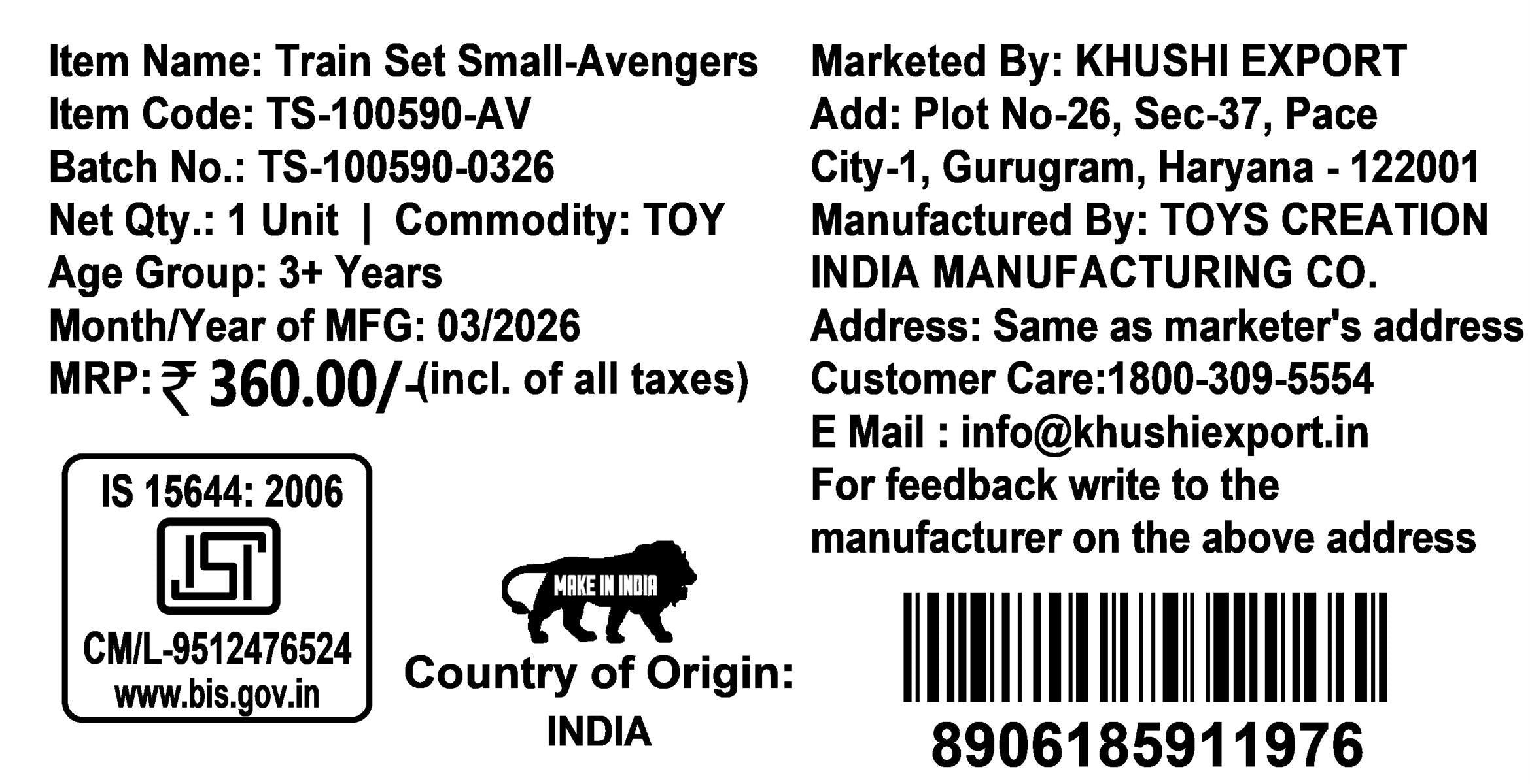 Kriiddaank Marvel Avengers Bullet Train Set for Kids - 11 Pcs Interactive Playset with Iron Man & Captain America, Battery Operated Toy with Sounds & Easy-to-Assemble Tracks, Age 3+