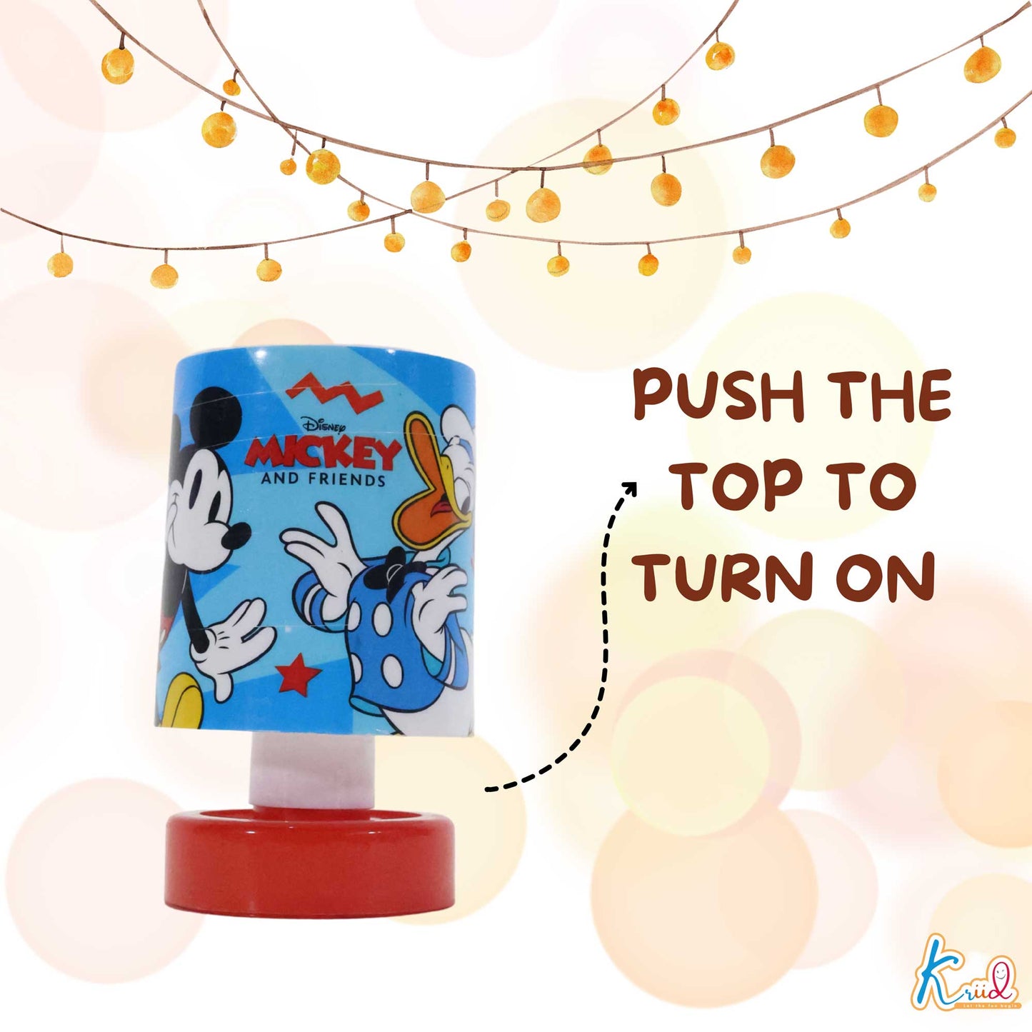 Kriiddaank  Lamp MickeyKriiddaank Mickey Table LampMickey Night LampMickey Night Light for Kids RoomKids Bedroom LampDisney Collectible Lamp