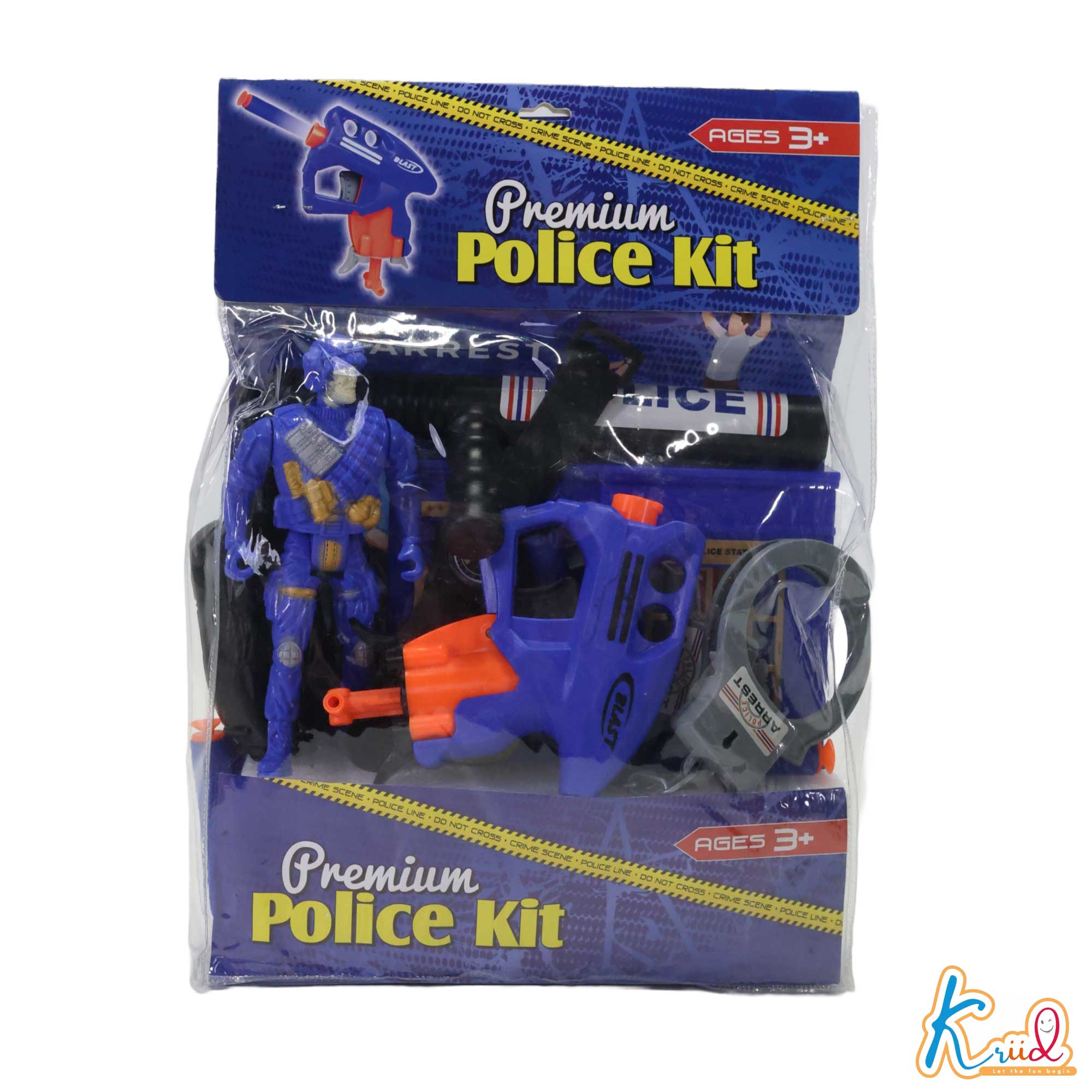 Kriiddaank  Police Kit PolybagKids’ police kitPolice officer toy set for kidsPolice role play set for childrenToy police kit with accessoriesPretend play police kit for young kids