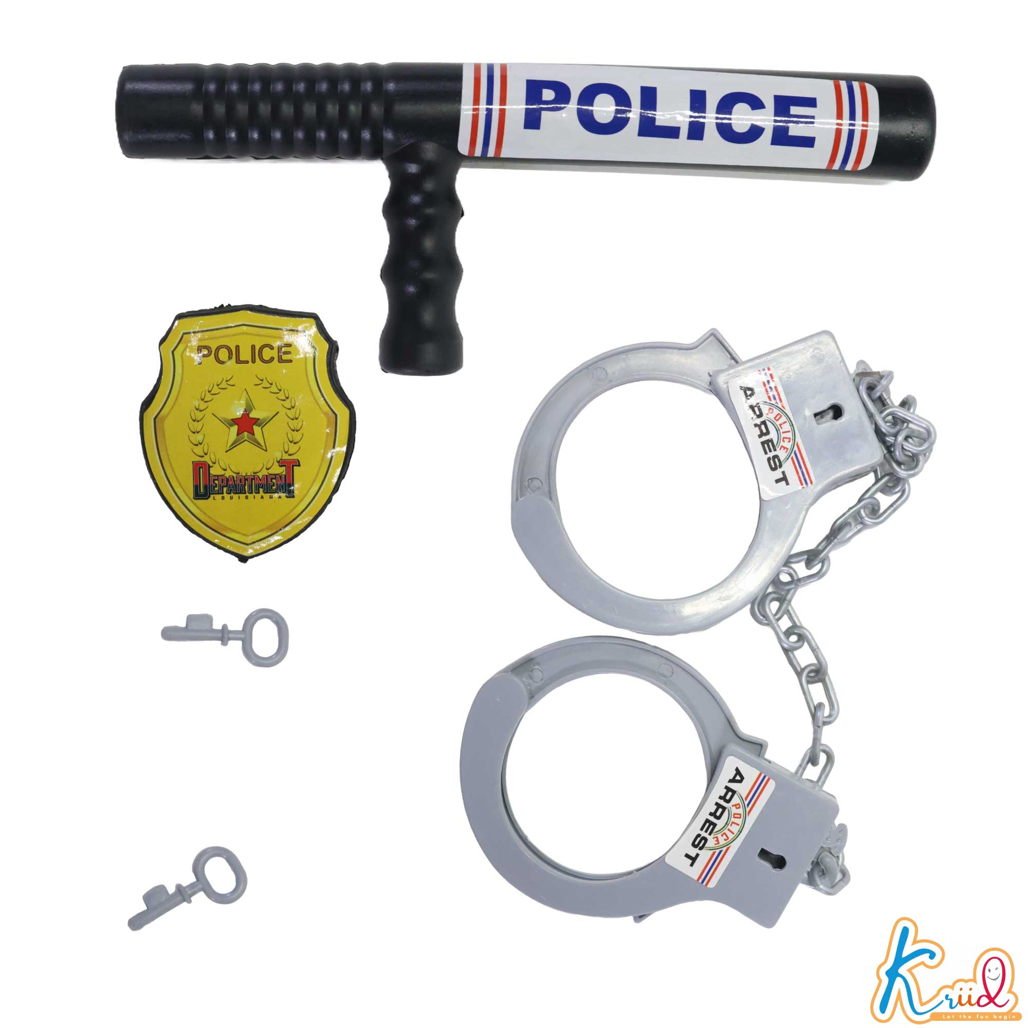 Kriiddaank  Police Kit PolybagKids’ police kitPolice officer toy set for kidsPolice role play set for childrenToy police kit with accessoriesPretend play police kit for young kids