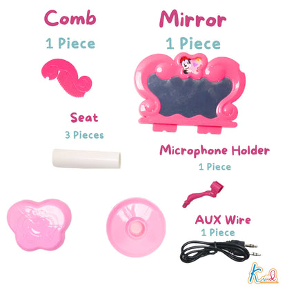 Kriiddaank  Little Pianist PrincessLittle Pianist piano for musical explorationKids’ Little Pianist musical toyPiano with Light & SoundPrincess Piano KeyboardInteractive piano toy