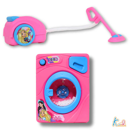 Kriiddaank Household(4pc)-BarbieThemeByMattelBarbie Kitchen & Home SetBarbie Kitchen PlaysetBarbie-Themed Household ItemsMattel Barbie Home SetTrendy Barbie-themed home accessories for kids