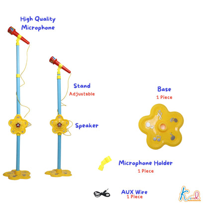 Kriiddaank  Microphone-MickeyKids Singing MicrophonePortable Karaoke Mic for KidsKaraoke Set for KidsInteractive Microphone ToyMagical Microphone