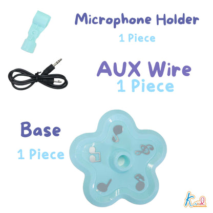 Kriiddaank  Microphone -MinnieKids Singing MicrophonePortable Karaoke Mic for KidsKaraoke Set for KidsInteractive Microphone ToyMagical Microphone
