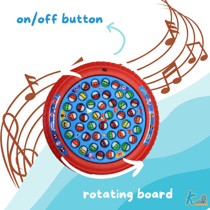 Kriiddaank MusicalFishingGame-B,SpidermanThemeFB-100370ByMarvelMarvel SpidermanSpiderman ThemeBattery Operated Fishing GameMarvel SpidermanFun Learning Toy