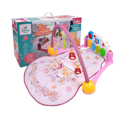 Kriiddaank  Baby Gym WinnieWinnie the Pooh Baby GymDisney Baby Activity MatMusical Baby Gym WinnieUltra-Comfort Baby GymRattle & Teether Toys Included