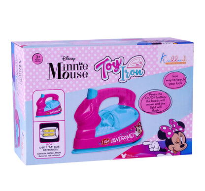 Kriiddaank Iron-MinnieThemeHIR-100200ByDisneyDisney Minnie Theme Kids IronLight & Sound Iron Toy for KidsFun & Educational Household Toy for ToddlersDisney Themed Household Toys for ToddlersInteractive Household Toy for Toddlers
