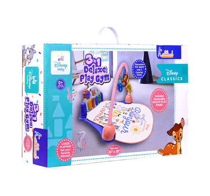 Kriiddaank BabyGymClassicBG-100010ByDisneyHanging Toy Baby GymDisney Soft Play Gym for BabiesBaby Gym with Music & LightsClassic Baby Gym Play MatBaby Play Mat with Hanging Toys