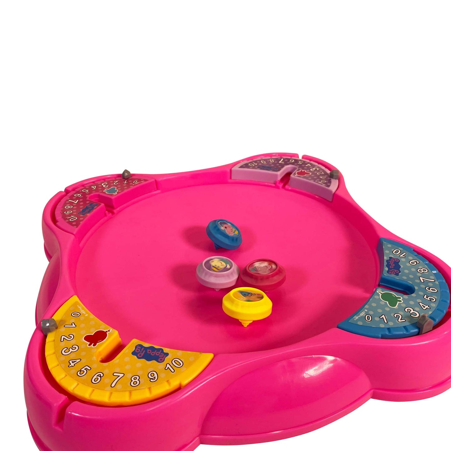 Kriiddaank TopBattel-PeppaPigThemeByHasbroFun Spinning Top Game for KidsPeppa Pig Battle Spinning TopsPeppa Pig Top Battle ToySpinning Battle Tops for Toddlers & PreschoolersPeppa Pig Themed Fun Toy for Kids