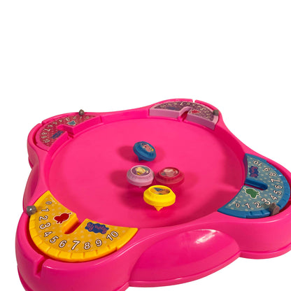 Kriiddaank TopBattel-PeppaPigThemeByHasbroFun Spinning Top Game for KidsPeppa Pig Battle Spinning TopsPeppa Pig Top Battle ToySpinning Battle Tops for Toddlers & PreschoolersPeppa Pig Themed Fun Toy for Kids