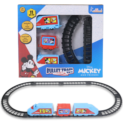 Kriiddaank TrainSetSmall-MickeyThemeByDisneyBattery-Powered Mickey Mouse Train SetClassic Disney Train Set with Mickey & FriendsTrain Toy for CollectorsBattery-Operated Disney Train for KidsTop Disney-Themed Train Set 2025