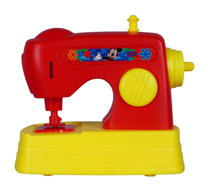 Kriiddaank HouseholdSewingMachine-MickeyThemeHSM-100210ByDisneyToy Sewing Machine with Interactive Buttons Toy Sewing Machine for KidsImaginative Play for KidsInteractive Sewing Machine for Early ChildhoodToy Sewing Machine for Toddlers with Sound