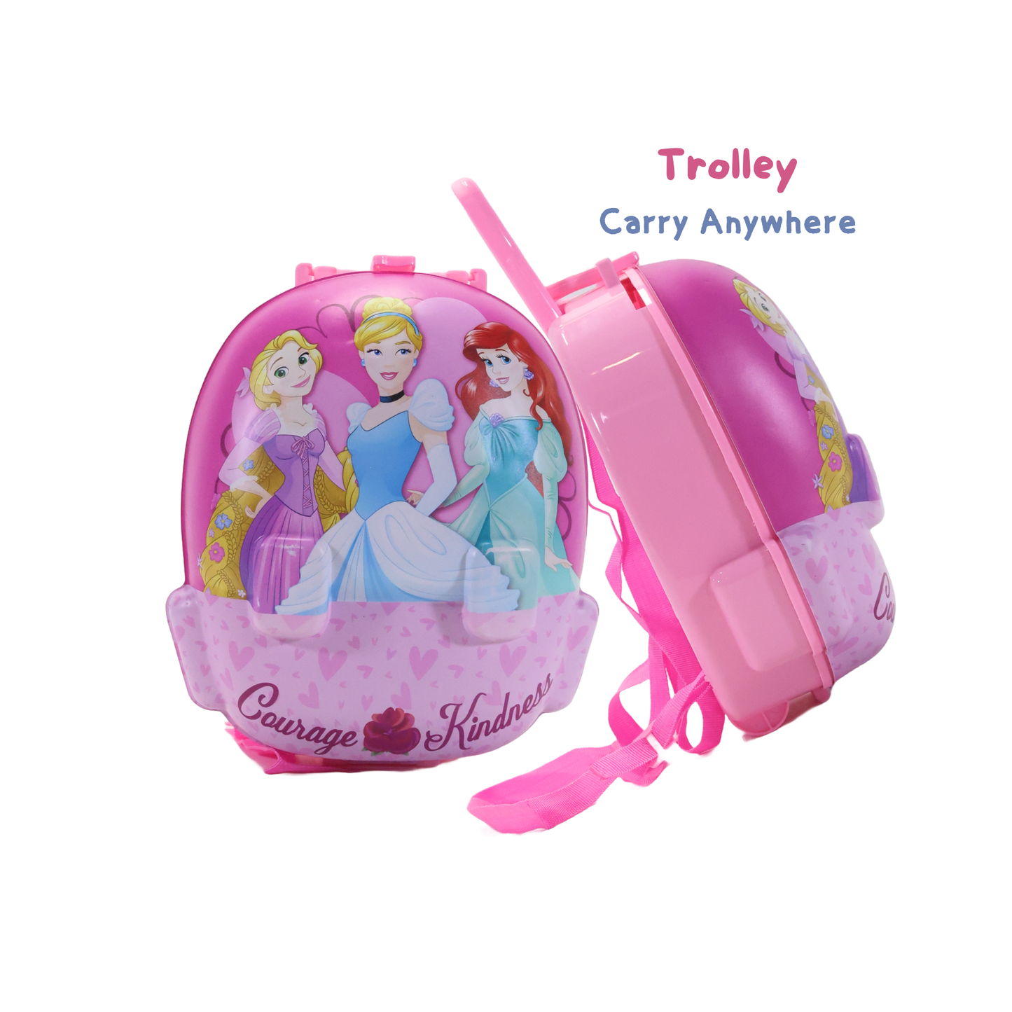 Kriiddaank BackpackKitchenSet-PrincessThemeByDisneyToy Cooking Set for KidsCooking Playset for KidsBackpack Cooking SetMini Kitchen Toy for ToddlersDisney Princess Cooking Set