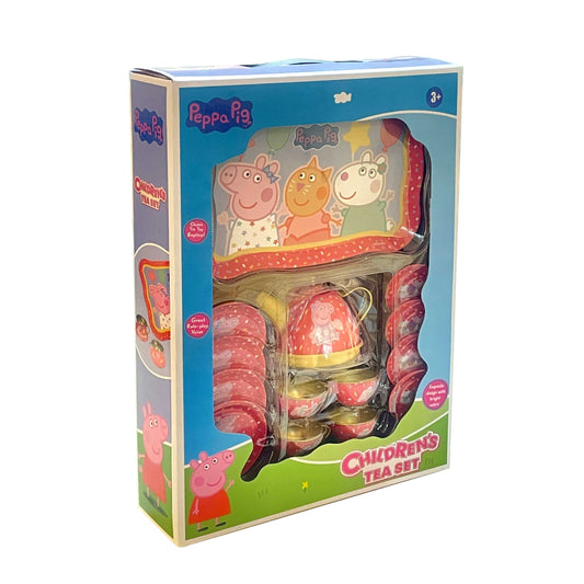 Kriiddaank ChildrenteaSet-PeppaPigThemeByHasbroPeppa Pig Kids Tea Party SetHasbro Peppa Pig Tea PlaysetPeppa Pig Doll Tea Set for KidsPeppa Pig Tea Cup and Saucer SetSafe plastic tea set for kids