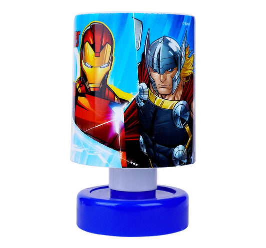 Kriiddaank Lamp-AvengersThemeLP-100270ByMarvelMarvel Avengers Theme LED LampKriiddaank Avengers Table LampKids Bedroom Lamp - Avengers DesignAvengers Desk Lamp for Study & DecorationLED Study Lamp with Marvel Avengers Design