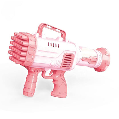 Kriiddaank BubbleGunAutomatic Bubble BlowerColorful Bubble ShooterOutdoor Bubble Gun for KidsBubble Machine Gun with LightsBattery-Operated Bubble Gun