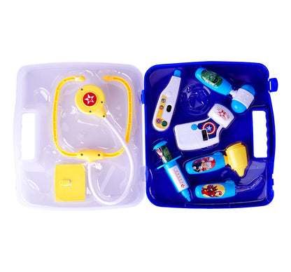 Kriiddaank DocSetAttache-AvengersThemeDSC-100120ByMarvelAvengers Role-Play Medical KitDoctor Kit with StethoscopePortable Avengers Doc Set for KidsDoctor Kit with Medical AccessoriesAvengers Play Doctor Kit in Attache Case