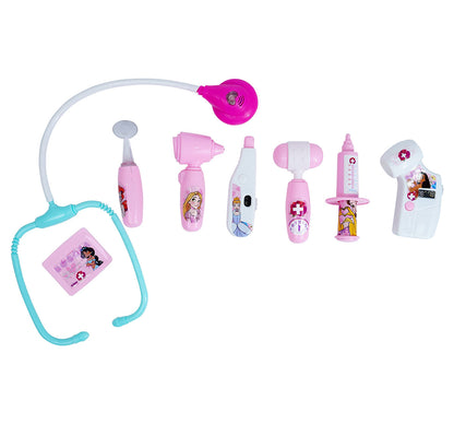 Kriiddaank DoctorKit-PrincessThemeDSW-100130ByDisneyPortable Princess Doc Kit for KidsPrincess Doctor Kit with Royal CharactersPrincess Learning Doctor SetPrincess Medical Kit with Stethoscope & ToolsPrincess Doctor Kit with Realistic Tools