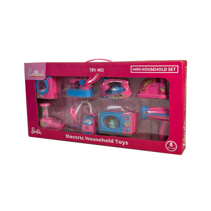 Kriiddaank Household(8pc)-BarbieThemeByMattelMattel Barbie Home SetBarbie House DecorationBarbie Household SetBarbie Theme Home AccessoriesBarbie Home Play Kit