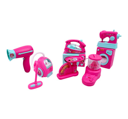 Kriiddaank  Mini Household 8 pcs MinnieHousehold Set Kriiddaank DisneyMinnie AccessoriesDisneyMinnie Home EssentialsRole Play Household Set8pc Household Set Minnie