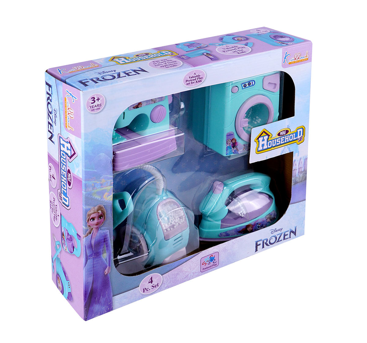 Kriiddaank HouseholdSet(4pcs)-FrozenThemeHHF-100320ByDisneyKriiddaank 4-Piece SetFrozen Household CollectionElsa & Anna Home DecorFrozen-Themed Home GoodsSnow Queen Kitchen Set