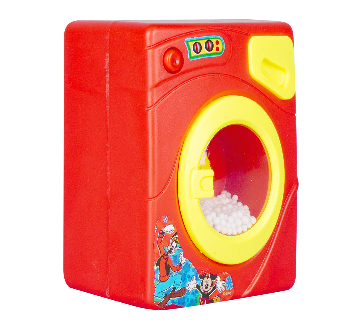 Kriiddaank WashingMachine-MickeyThemeHWM-100230ByDisneyMickey Toy Washing MachineLight & Sound Washing Machine ToyPretend Play Home Appliance ToyLight & Sound Washing Machine ToyInteractive Home Appliance Toy for Toddlers