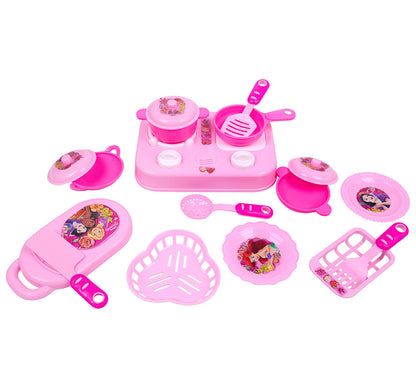 Kriiddaank  Little'Chef Kitchen Set PrincessKitchen Play SetPretend Play Cooking SetDisney Chef Set for KidsBaking & Cooking PlaysetPlay Kitchen for Toddlers