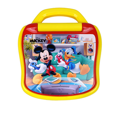 Kriiddaank  Educational Laptop-LTS MickeyFun Mickey Mouse learning laptopMickey Mouse interactive toy for learningDisney Junior Mickey Mouse learning toyDisney Mickey Mouse kids laptopMickey Mouse laptop for 3+ year-olds