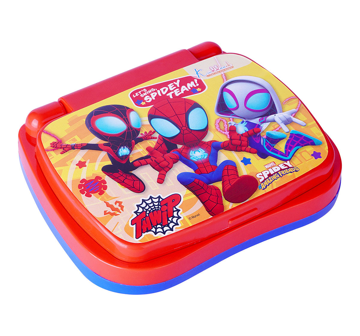 Kriiddaank  Educational Laptop LTW SpidermanSpider-Man learning toy for kidsMarvel Spider-Man toysDisney Spider-Man-themed educational toysMarvel Spider-Man kids laptopDisney Spider-Man-themed educational toys