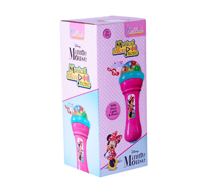 Kriiddaank MusicalMicrophone-MinnieThemeMM-100380ByDisneyDisney Minnie Singing MicMinnie Mouse Speaker & Mic ToyPink Minnie Karaoke MicrophoneBirthday Gift Minnie Mouse MicCute Minnie Mouse Singing Mic