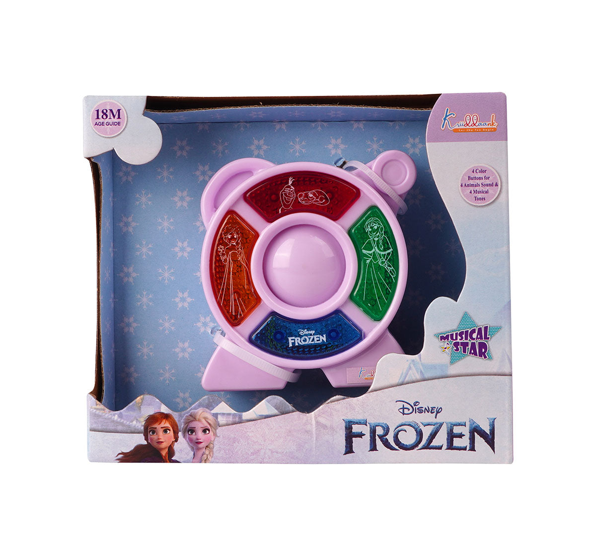 Kriiddaank MusicSet-StarFrozenThemeMSS-100350ByDisneyFrozen Theme Kids Music KitKriiddaank Elsa & Anna Music SetDisney Frozen Rock GuitarFrozen Music Toy for KidsDisney Frozen Play Music Set