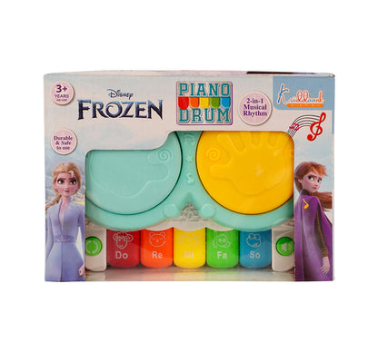 Kriiddaank PianoDrum-FrozenThemePD-100400ByDisneyDisney Princess Musical Toy SetFrozen Elsa & Anna Music Kit for KidsBest Frozen Music Toy for ToddlersElectronic Piano DrumFrozen Elsa & Anna Music Kit for Kids