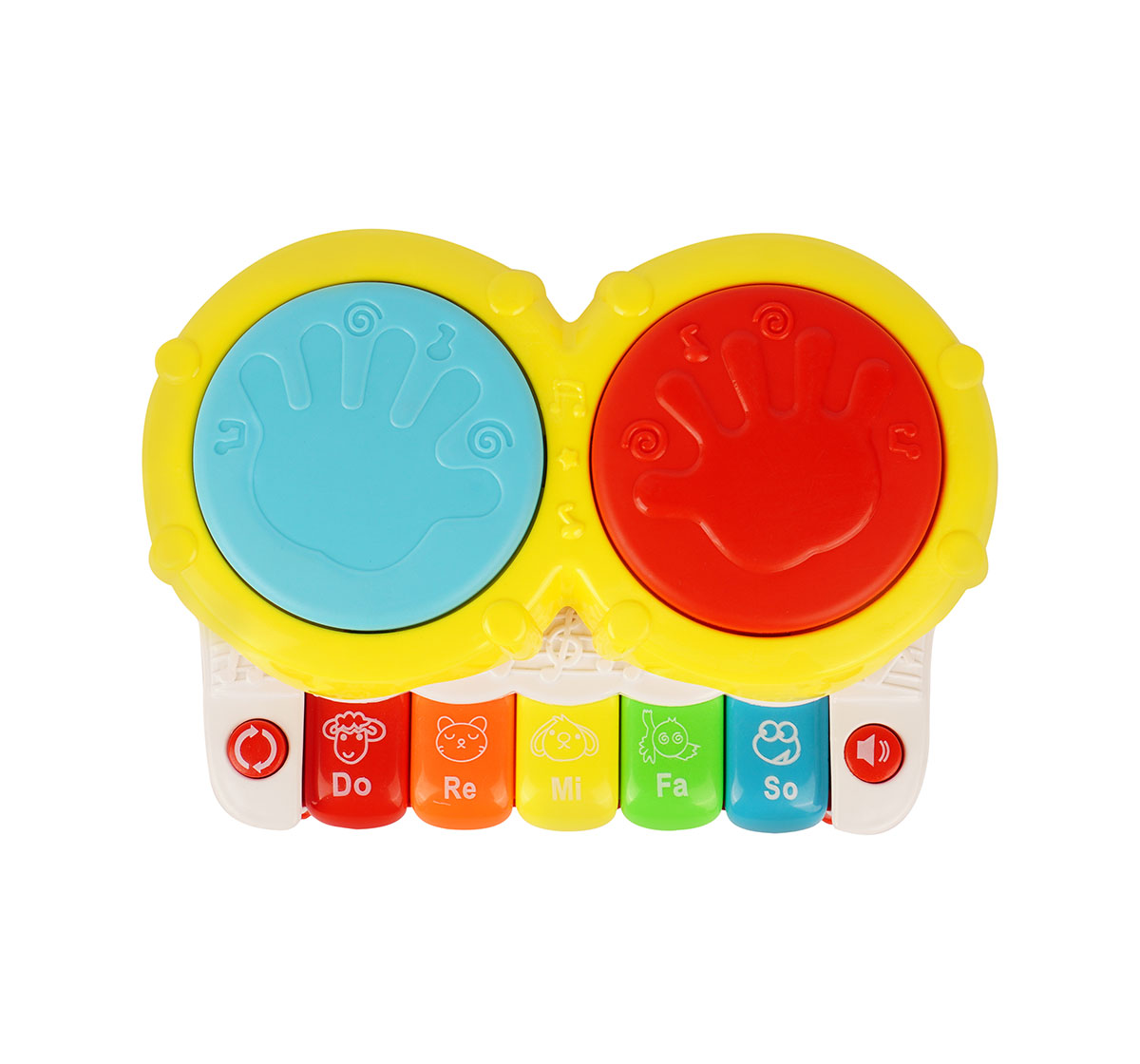 Kriiddaank  Piano Drum MickeyMini piano drum playset for toddlersInteractive drum and piano toy with lightsElectronic drum and piano keyboard toyKids’ piano drum musical toyMusical Toy