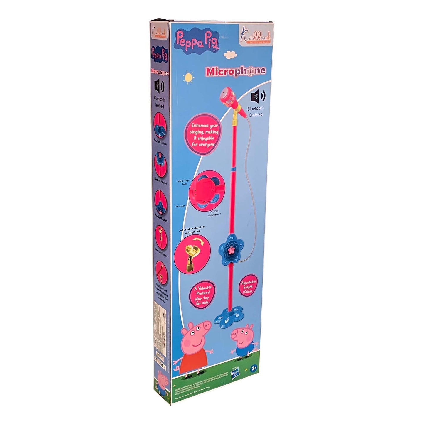 Kriiddaank Microphone-PeppaPigThemeByHasbroPeppa Pig Singing & Performance MicPeppa Pig Wireless Karaoke MicPeppa Pig Light-Up MicrophoneBest Peppa Pig Toy 2025Fun Peppa Pig Music Play Set