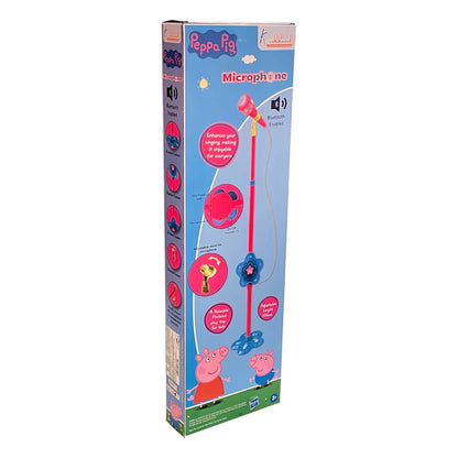 Kriiddaank Microphone-PeppaPigThemeByHasbroPeppa Pig Singing & Performance MicPeppa Pig Wireless Karaoke MicPeppa Pig Light-Up MicrophoneBest Peppa Pig Toy 2025Fun Peppa Pig Music Play Set